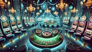 Online Bingo ကတ်နှင့် ဂဏန်းများ ပေါ်နေသောမြင်ကွင်း